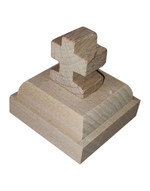 Σφραγίδα προσφόρου τετράγωνη 4,5cm ICXC NIKA