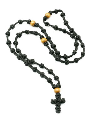 Prayer rope pendant with 50 knots and wooden beads - Mount Athos