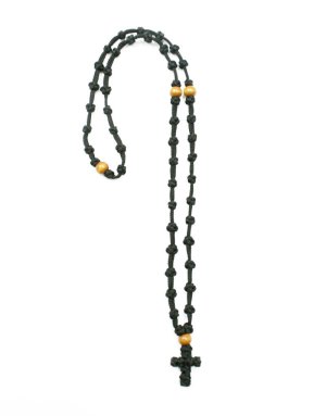 Prayer rope pendant with 50 knots and wooden beads - Mount Athos