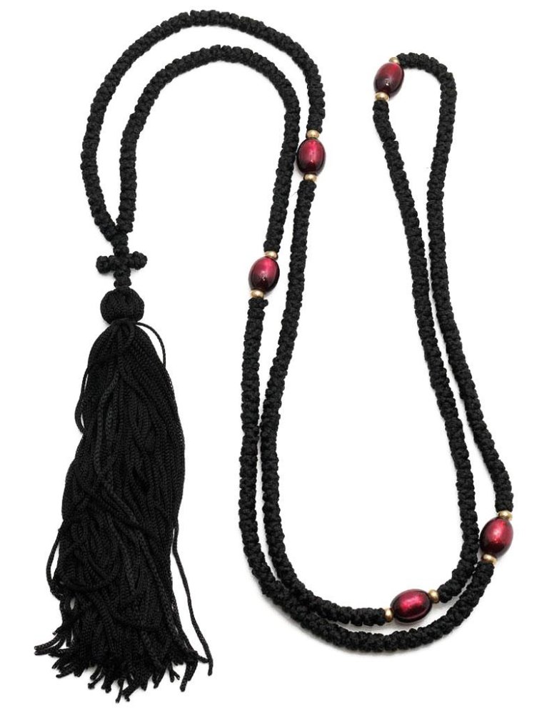 Komboskini Prayer rope 300 knots black