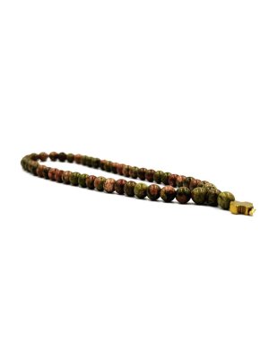 Komboskini Prayer rope 50 semi-precious beads unakite