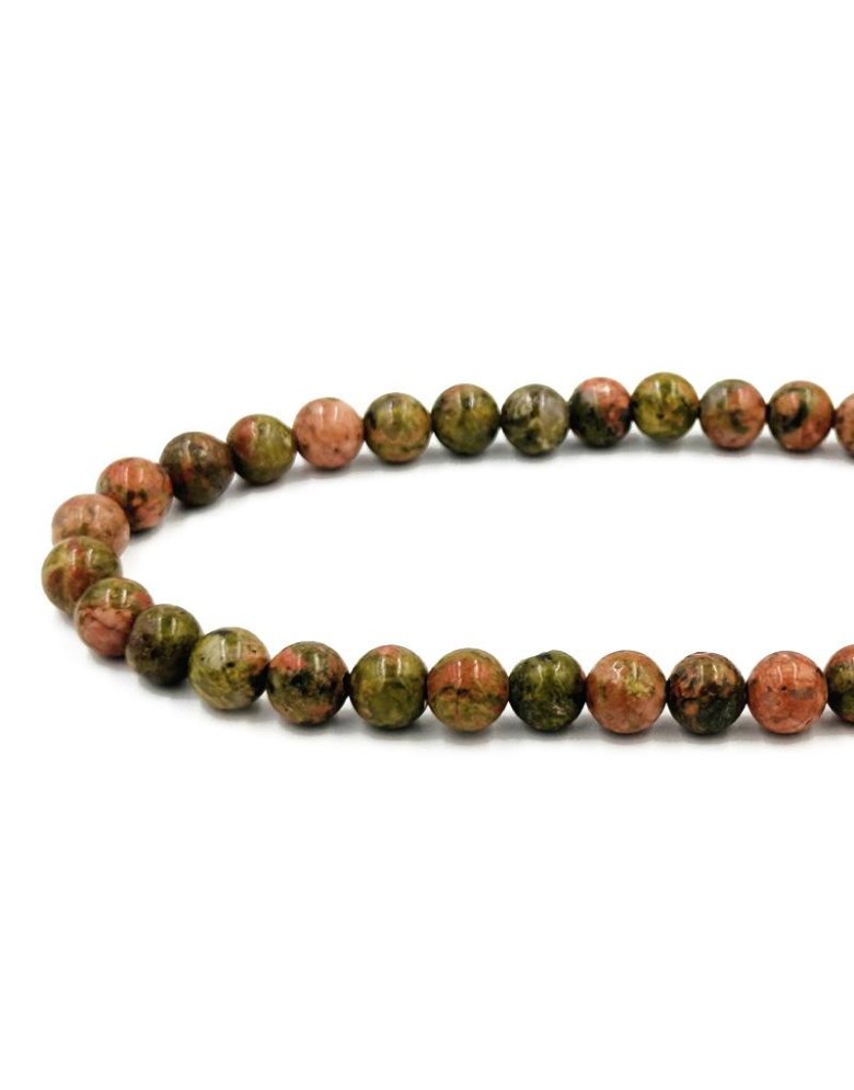 Komboskini Prayer rope 50 semi-precious beads unakite