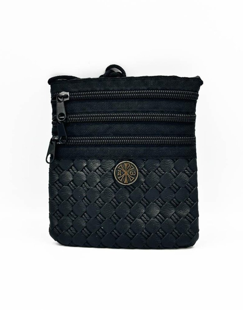 Wallet for neck with 3 cases 13*15cm