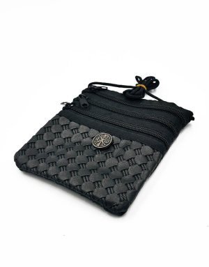 Wallet for neck with 3 cases 13*15cm