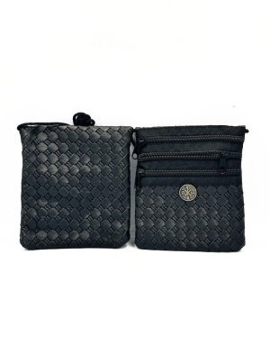 Wallet for neck with 3 cases 13*15cm