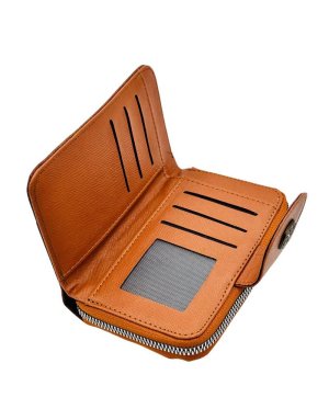 Leather Female Wallet 9*16cm