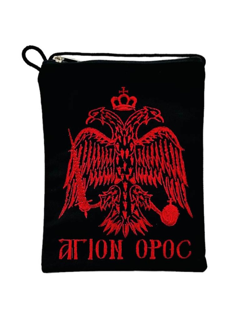 Hanging Neck Case with Byzantine Double-Headed Eagle 13*18cm