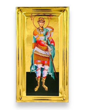 Άγιος Δημήτριος με όψη στιλβωτού