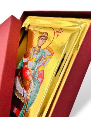 Άγιος Δημήτριος με όψη στιλβωτού