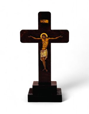 Handmade Wooden Table Cross | IC XC NIKA