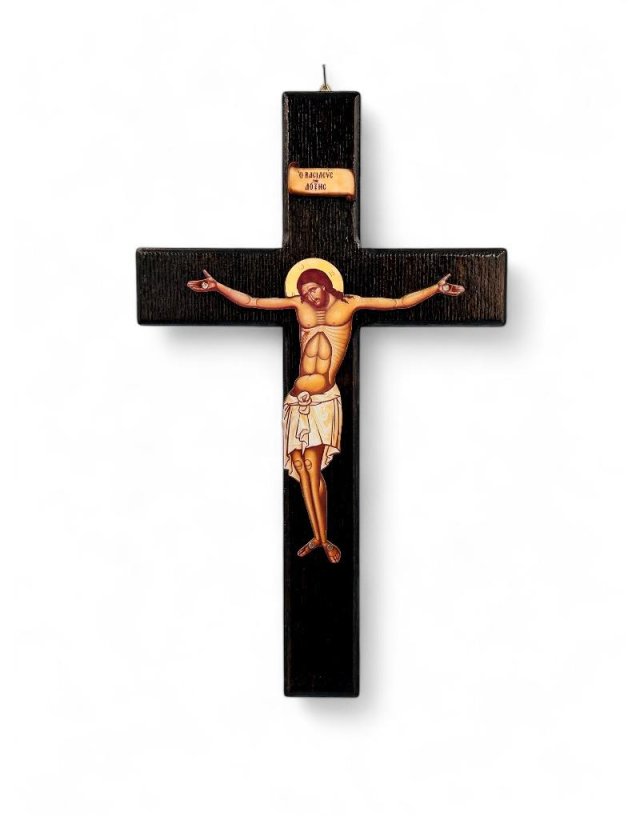 Handmade Wooden Cross | IC XC NIKA