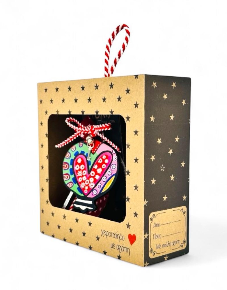 Wooden Pomegranate Charm - 18*6.5*17.5 (IN GIFT BOX)