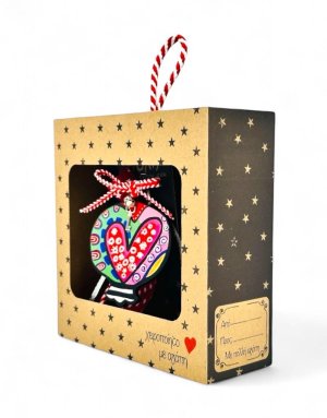 Wooden Pomegranate Charm - 18*6.5*17.5 (IN GIFT BOX)