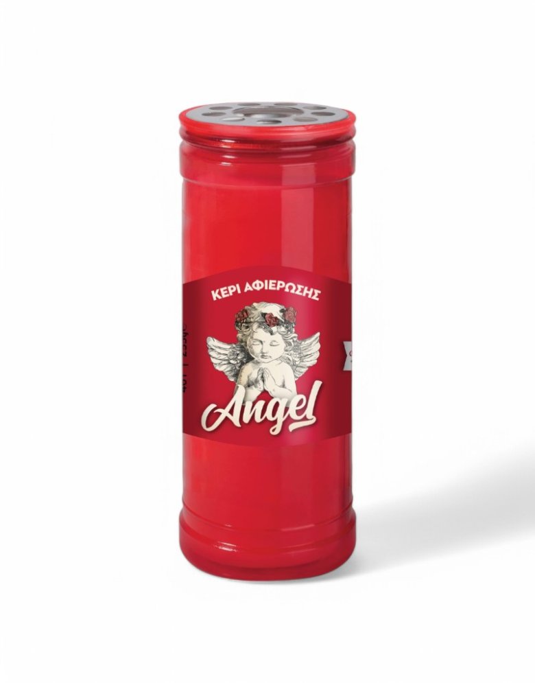 Memorial Candle 40T Angel | Red
