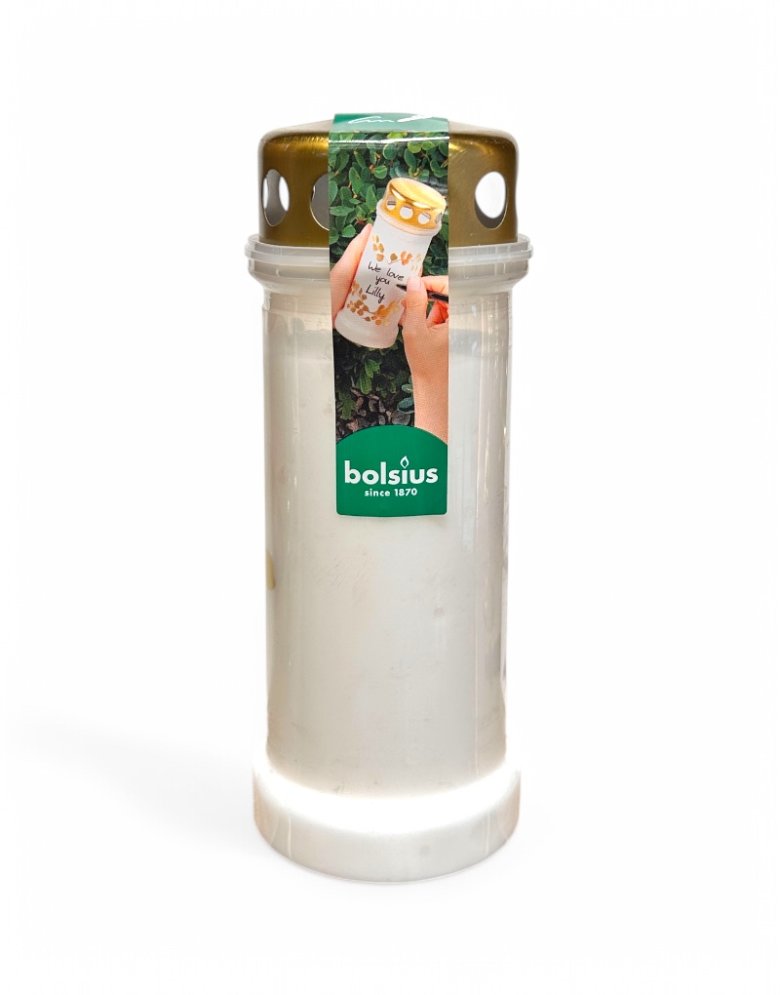 Bolsius ~70 Hour Memorial Candle – Personal Dedication Space