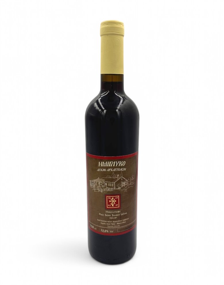Merlot Ημίγλυκος Οίνος 750ml | Ι.Κ. Αρχαγγέλων