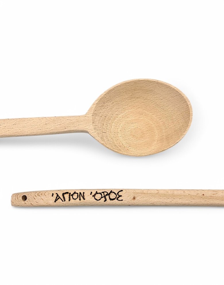 Wooden Spoon "Mount Athos" – Authentic Handcrafted Spoon(37–38 cm)
