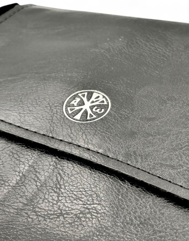 Messenger Shoulder Bag – Black with Christogram