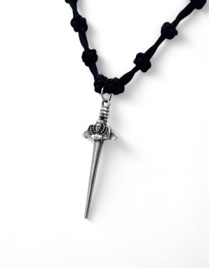 Prayer Rope Necklace with the Sword "Taxiarchis of Mantamados" Pendant