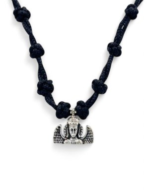 Prayer Rope Necklace – 33 Knots with "Taxiarchis of Mantamados" Pendant (Αντιγραφή)
