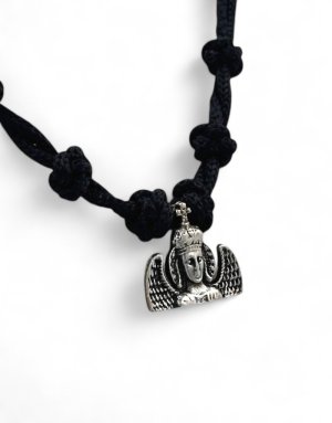 Prayer Rope Necklace – 33 Knots with "Taxiarchis of Mantamados" Pendant (Αντιγραφή)