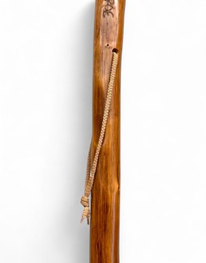 Handcrafted Hiking Stick from Chestnut Root – 135 cm | Made in Mount Athos