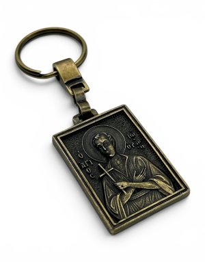 Saint John the Russian Keychain – IC XC NIKA
