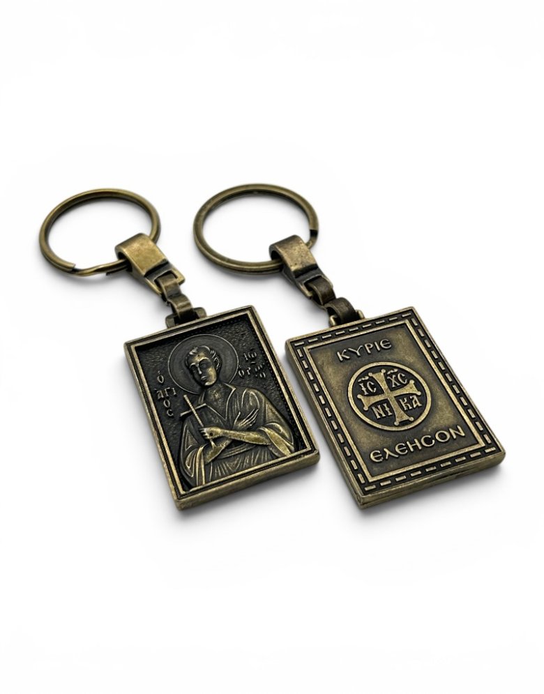 Saint John the Russian Keychain – IC XC NIKA