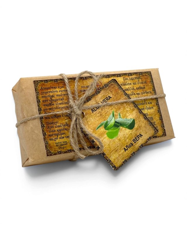 Handmade Olive Oil Soap with Aloe Vera – Mount Athos Pharmacy