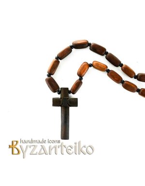 Σταυρός λαιμού ξύλινος αγιορείτικος