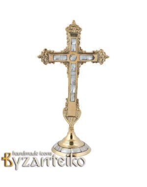 Bronze Cross with mother of pearl