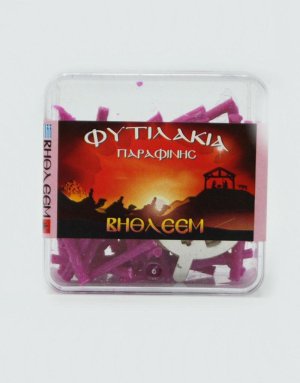 Φυτιλάκια παραφίνης ροζ  (περ. 100+ φυτιλάκια)