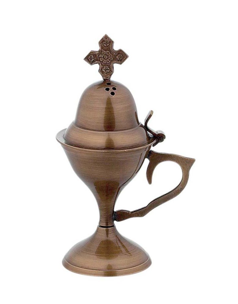 Antique bronze cloak of incense
