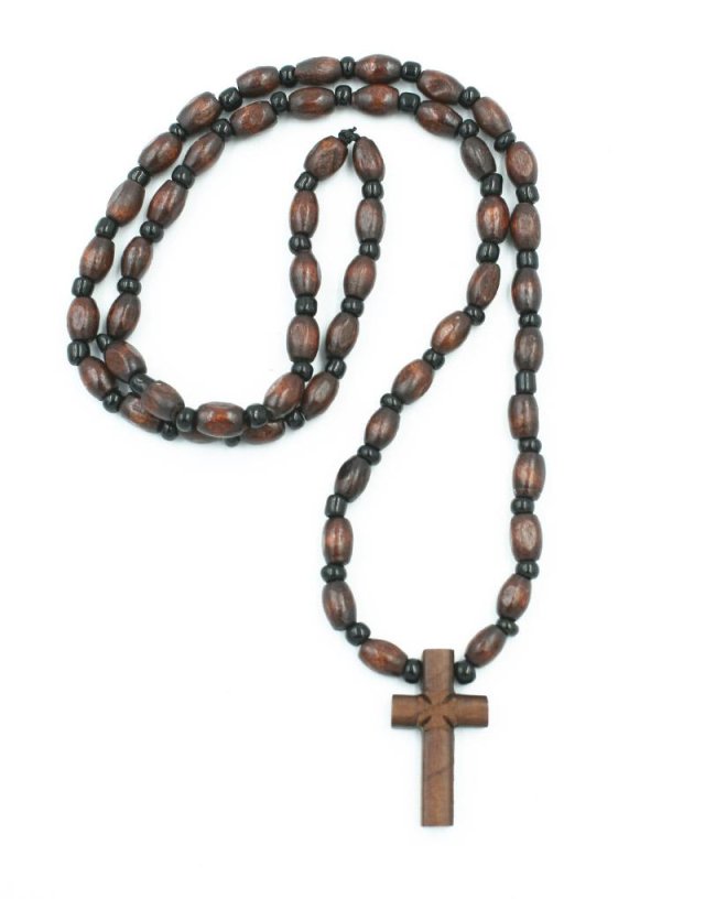 Wooden Neck Cross Mount Athos