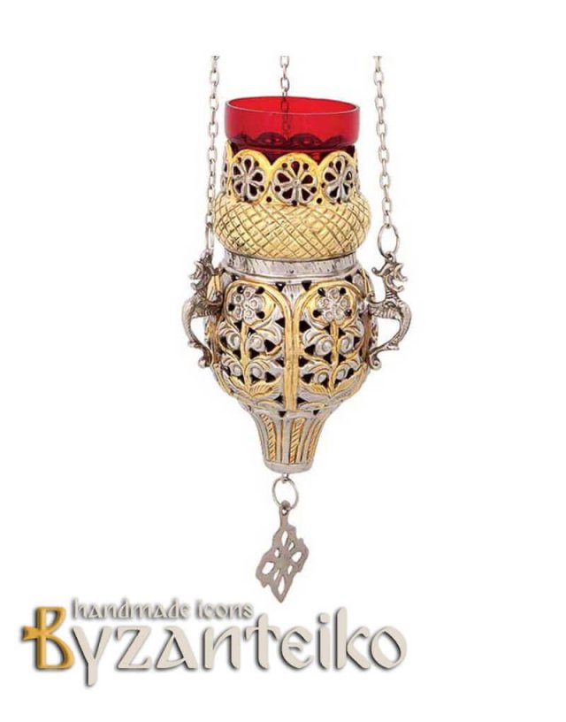 Handkerchief pendant bicoloured