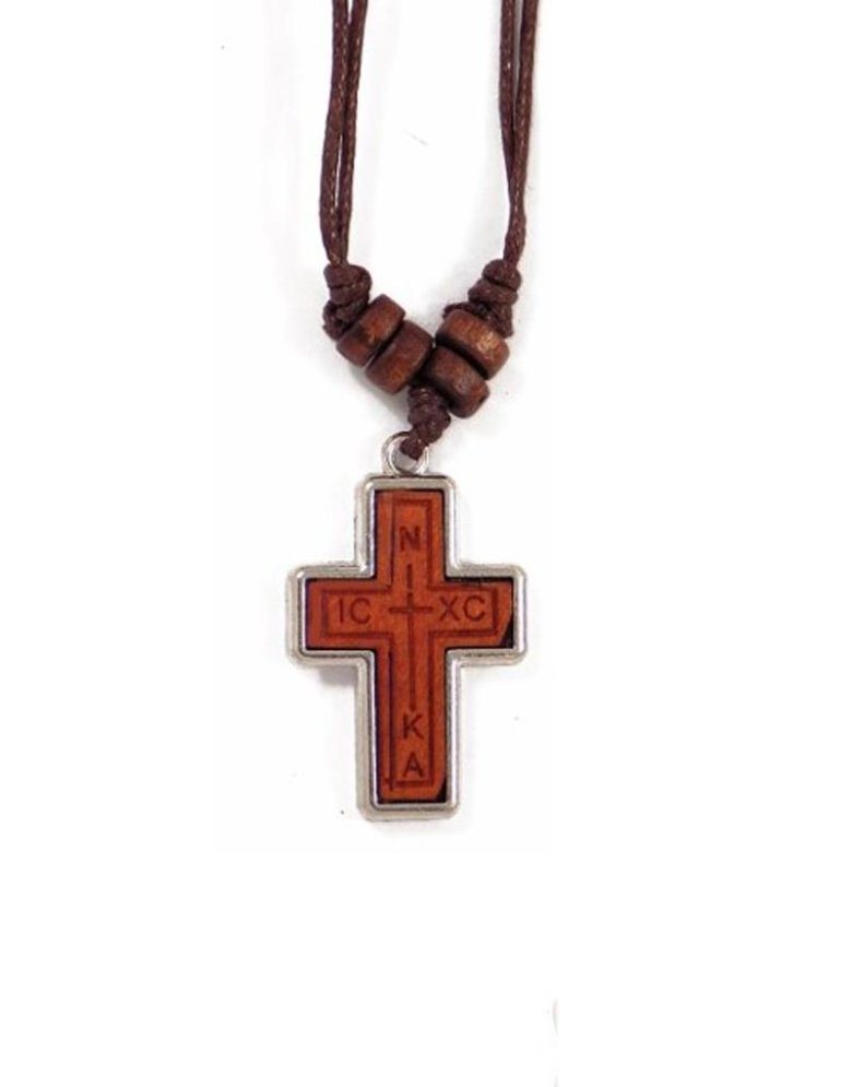 Wooden Cross Necklace